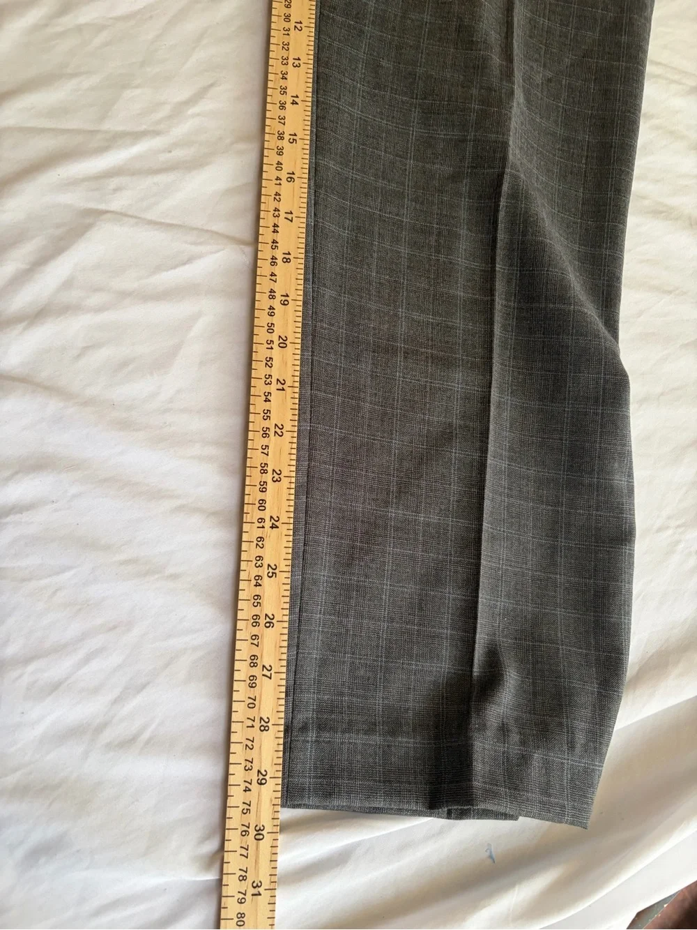 Hart Schaffner Marx Gray Flatfront Dress Pants 100% wool Size 35R